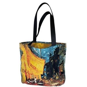 Metrax Crave Van Gogh Café Terrace Tapestry Tote – Art Bag